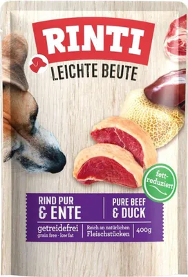 Produktbild von RINTI Leichte Beute Rind Pur + Ente 400 g