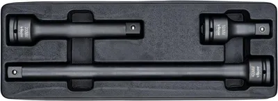 Schlagschrauber-Verlängerungsset 3-tlg., 3/4 Zoll, 100-400 mm