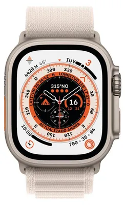 Zdjęcie produktu dla Apple WATCH Ultra 49mm GPS+Cellular tytanowe etui Alpine Loop Polarstern S