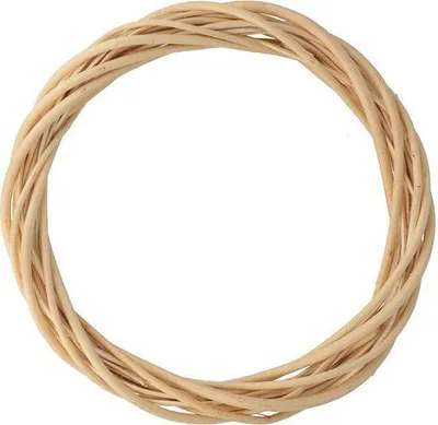 Produktbild von Artemio Korbkranz 25 cm, Naturmaterial, zum Selbstgestalten für individuelle Dekorationen