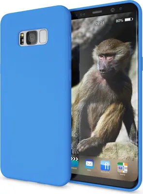 Produktbild von Samsung Galaxy S8 Plus Handy Hülle von NALIA, Ultra-Slim TPU Silikon Neon Case Blau