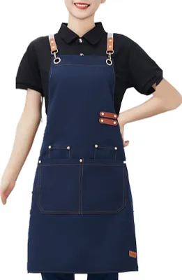 Produktbild von Wasserdichte Schürze für Männer und Frauen, fettabweisend, fleckenabweisend, Kochschürze für Chef, Café, Geschäft, Kellner, Grill, Küchenzubehör