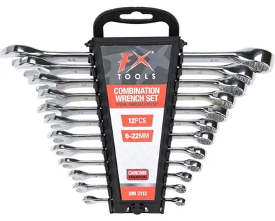 Produktbild von FX Tools Steckschlüssel-Set, 6-22 mm, 12-teilig, Stahl