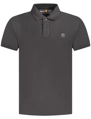 Image de Polo à manches courtes Timberland pour homme, noir TB0A6VDP_NE001 : Taille - XL Taille : XL