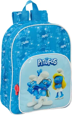 Produktbild von Školský batoh Los Pitufos Blue 26 x 34 x 11 cm