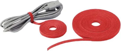 Produktbild von Klettkabelbinder 9mm x 5m Rot ALANTEC Mehrweg