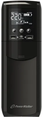 Produktbild von PowerWalker VI 600 CSW, Line-Interaktiv, 0,6 kVA, 360 W, Sine, 170 V, 280 V