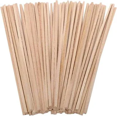 Produktbild von 100 Zuckerwatte-Stangen - 28 cm lange Holzstangen -  Frankrijk - 100 Stück