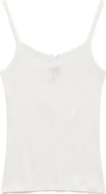 Zdjęcie produktu dla Vero Moda Lisa – koszulka bez rękawów z wzorem pointelle, biała, XS, damska, biała, XS