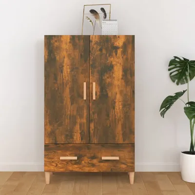 Immagine prodotto di vidaXL Credenza rovere fumé 70x31x115 cm materiale a base di legno