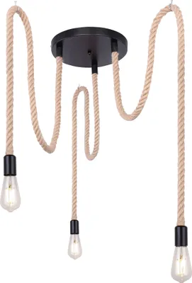 Produktbild von Globo Lighting Hängeleuchte Metall schwarz, 3x E27