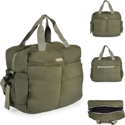 Produktbild von Cangaroo Wickeltasche Solana Clips Wickelunterlage Seitentaschen Isoliertasche grün