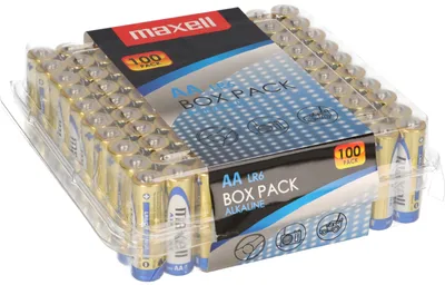Image de Maxell Pile alcaline AA LR6 100 pcs. 10x10 - Pile - AA