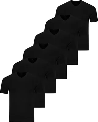 Produktbild von RAGMAN 6er Pack Basic Unterhemd / Shirt Kurzarm Bequem und atmungsaktiv, Vielseitiges Basic, Optimale Passform