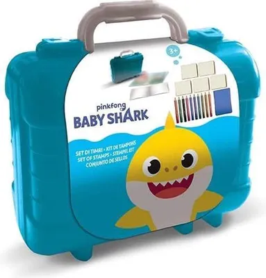 Produktbild von Multiprint Baby Shark, Stempel-Set für Kinder, 3 Jahr(e), Nicht toxisch, Mehrfarbig