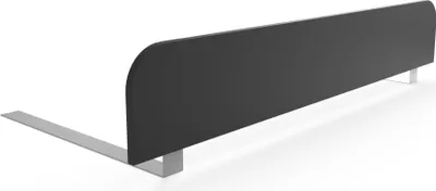 Produktbild von regalik Bettgitter Rausfallschutz Kinderbett 120x20 cm – Anthrazit Stabile Absturzsicherung ohne Bohren – Einfache Montage unter der Matratze