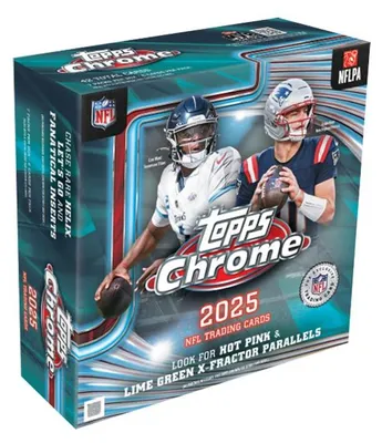 Produktbild von 2025 Topps Chrome Football NFL Mega Box Englisch
