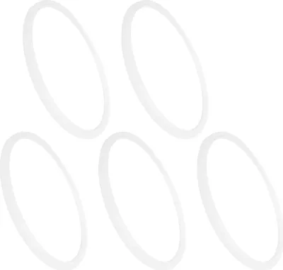 Produktbild von 5 Stück Dichtungsringe für Schnellkochtöpfe, transparent, universell, aus Edelstahl, O-Ring, 26 cm
