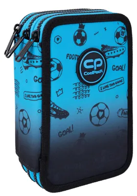 Zdjęcie produktu dla Piórnik Coolpack Jumper 3 z wyposażeniem football