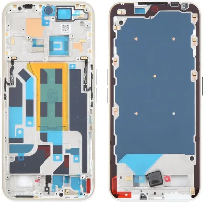 Produktbild von Für Nothing Phone 2a A142 Mittelrahmen Bezel Plate Ersatzteil Reparatur Weiß