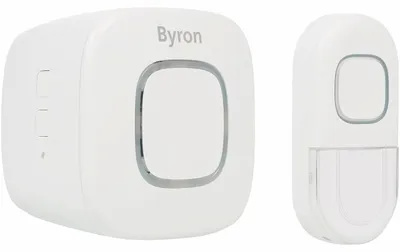 Produktbild von Byron DBY-24722 Funk-Türklingelset BY722, Weiß, 85 dB, Haus, Büro, IP44, 10 Stück(e), 1 Stück(e)