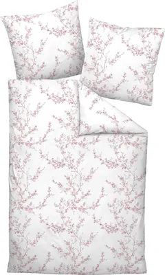Produktbild von Janine Design Bettwäsche-Garnitur Mako-Satin 45104 MILANO Farbe rosa beere Größe 135x200+80x80