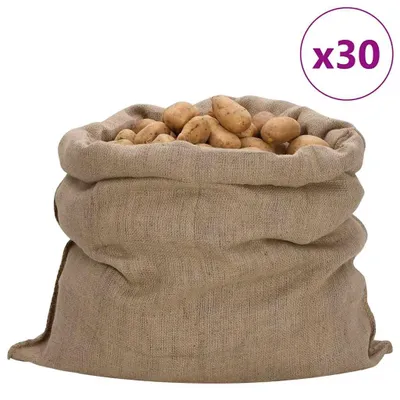 Obrázek produktu pro Jutové pytle 10 ks 100% juta 340 g/m² 30 / 100 x 110 cm