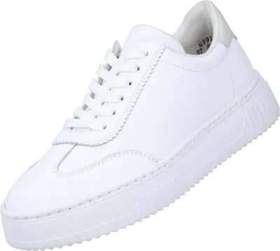 Image de Rieker Damen Leder Halbschuhe Weiß