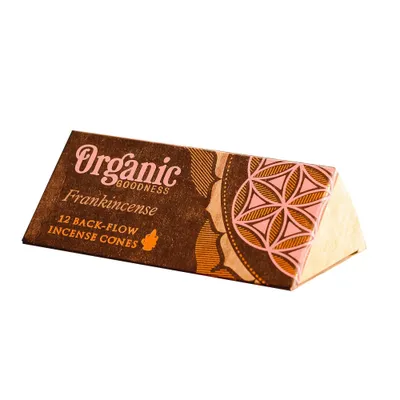 Obrázok produktu pre ARÔME Sada vonných kužeľov na tekúci dym Organic Goodness 12 ks Kadidlo