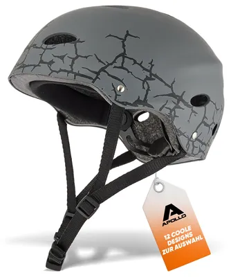 Produktbild von Apollo Skaterhelm Herren Damen Kinderfahrradhelm Skateboard L-XL 56-62