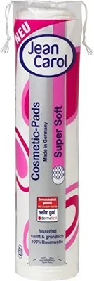 Immagine prodotto di Jean Carol Duo Pads Super Soft con Aloe Vera (dischetti struccanti), confezione da 2 (2 x 60)