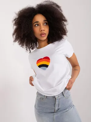 Produktbild von Basic Feel Good Kurzarm-T-Shirt für Frauen Mionds weiß S/M