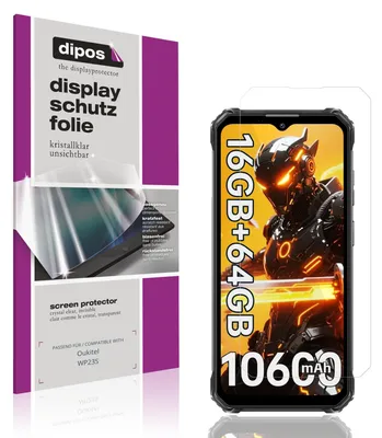 Produktbild von 4x Schutzfolie für Oukitel WP23S klar Displayschutzfolie Folie Display Schutz dipos