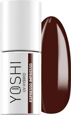 Produktbild von Yoshi | Hybrid-Nagellack - 328 Espresso Impresso - Hybrid-Gellack - Hybridlack - UV LED - 6ml - Profi Qualität - Dunkelbraun
