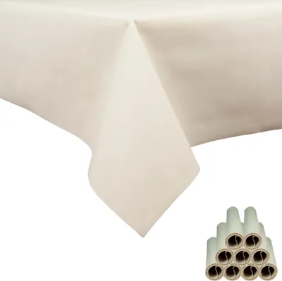 Produktbild von Sensalux Tischdecke, abwaschbar, Vorteilspack, 10 Stück, 1m x 1m, Creme