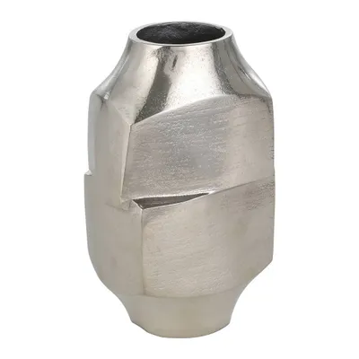 Immagine prodotto di EGLO LIVING vaso in metallo Abucay, vaso decorativo asimmetrico per erba pampa, piccolo vaso decorativo per il soggiorno, vaso per fiori in metallo fatto a mano, 22,5 cm