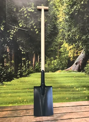Produktbild von Gartenspaten mit Rahmen, T-Griff - L-03