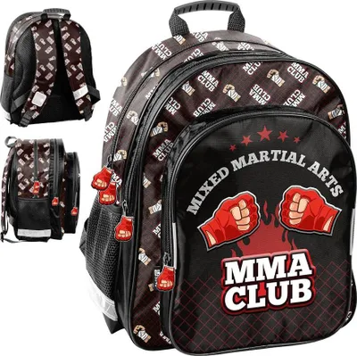 Produktbild von PASO Schulranzen für Jungen 1.-3. Klasse MMA Schwarz