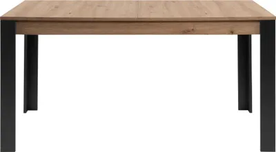 Produktbild von CALICOSY - Ausziehbarer Esstisch von 150 bis 200 cm, Nachbildung Artisan-Eiche und Schwarz – TOLOSA