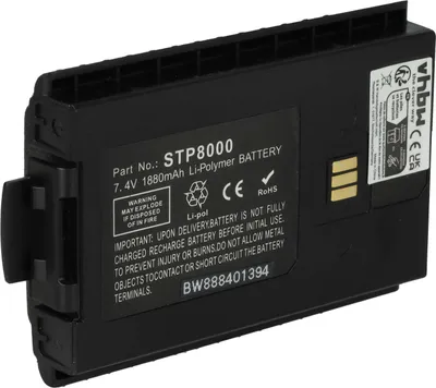 Produktbild von vhbw Akku kompatibel mit Simoco-Sepura Tetra STS8000, STP8080 Funkgerät, Walkie Talkie (1880 mAh, 7,4 V, Li-Polymer)
