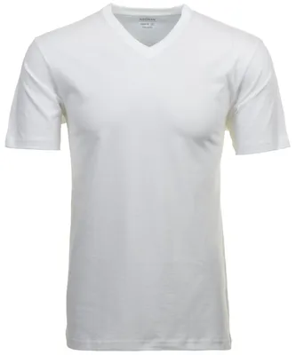 Ragman H-T-Shirt T-Shirt Doppelpack V-neck in weiß