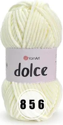 Produktbild von YarnArt Dolce (100g/120m) Y 856 creme