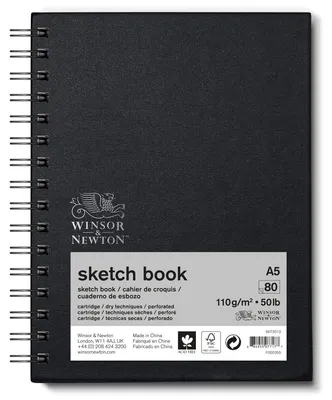 Obrázok produktu pre WINSOR & NEWTON Skicár, špirála, A5, 80 listov