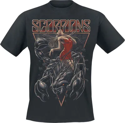 Produktbild von Scorpions T-Shirt Herren Hurricane schwarz Band-Merch, Bands 100% Baumwolle XL