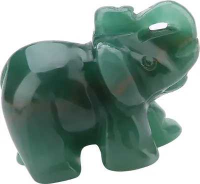 Produktbild von Natursteinfigur,geschnitzte Elefantenfigur,Elefantenkristallfigur,Elefant aus Naturstein,Elefantendekoration