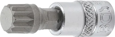 Immagine prodotto di Bit BGS attacco quadro 6,3 mm (1/4") interno multidente (per XZN) M10 - 2506