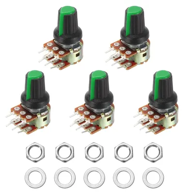 5x WH148 B2K Potentiometer, lineare Audio-Drehpotentiometer