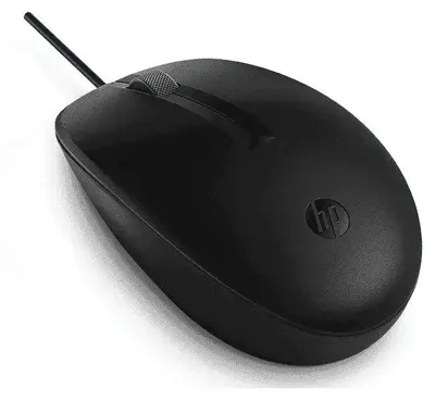 Obrázek produktu pro HP Kabelová myš 125, Pro praváky i leváky, USB Typ-A, 1200 DPI, Černá