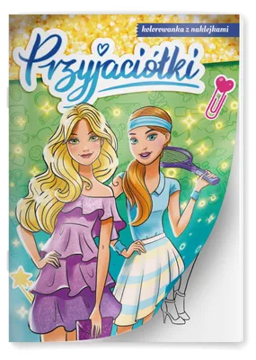 Produktbild von Przyjaciółki. Kolorowanka z naklejkami