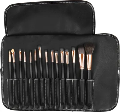 Produktbild von Make-up-Pinsel mit Etui - 15 Pinsel